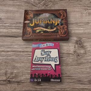 Jumanji and Say Anything Board Games